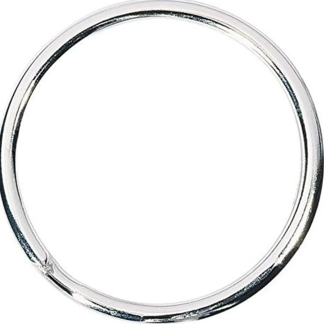WEDO Schlüsselring silber, 100 St. 25mm