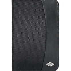 WEDO Schreibmappe Elegance, A5, Kunstleder/Nylon, schwarz