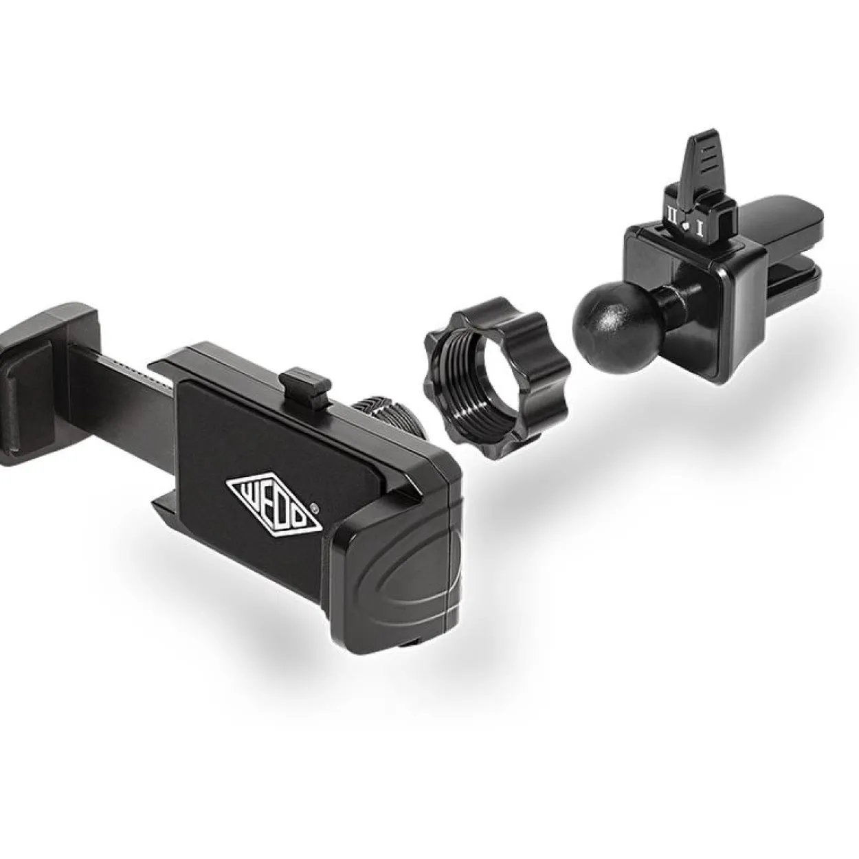 WEDO Smartphone-KFZ-Klemmhalter Clip-it plus, schwarz