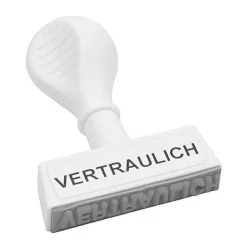 WEDO Textstempel "Vertraulich"