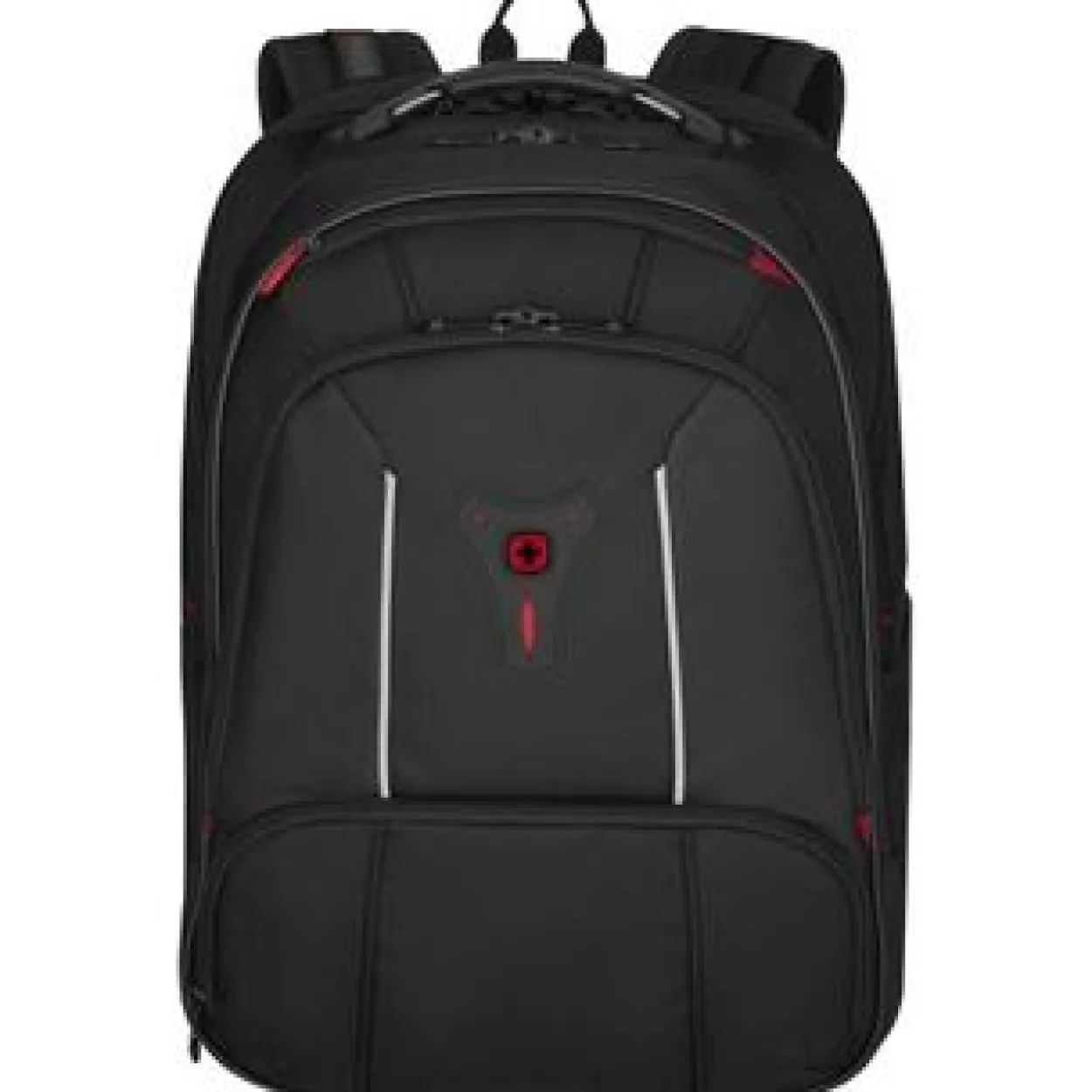 Wenger Carbon Pro Business Backpack with 15.6" Laptop Sleeve and Tablet Pocket, Black, 653129