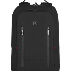 Wenger City Traveler, Carry-On 16 Laptop Backpack w/ 12 Tablet Pocket, Black