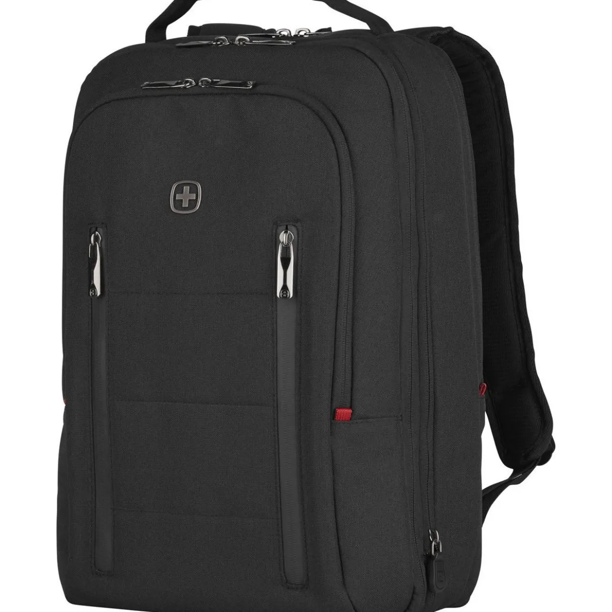 Wenger City Traveler, Carry-On 16 Laptop Backpack w/ 12 Tablet Pocket, Black
