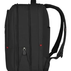 Wenger City Traveler, Carry-On 16 Laptop Backpack w/ 12 Tablet Pocket, Black