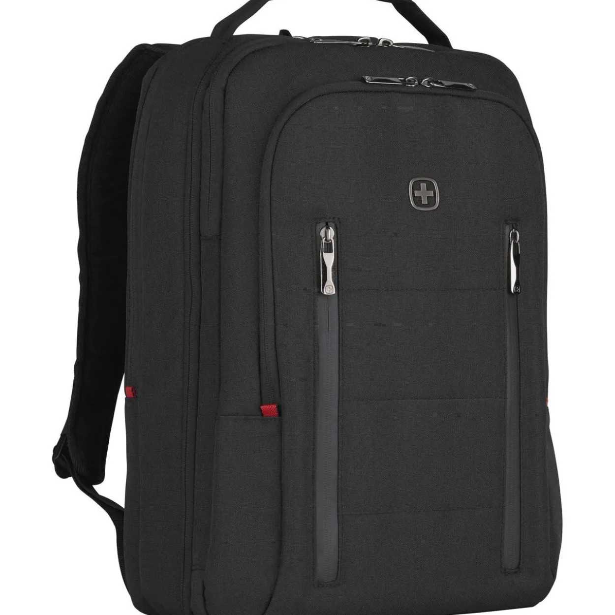 Wenger City Traveler, Carry-On 16 Laptop Backpack w/ 12 Tablet Pocket, Black