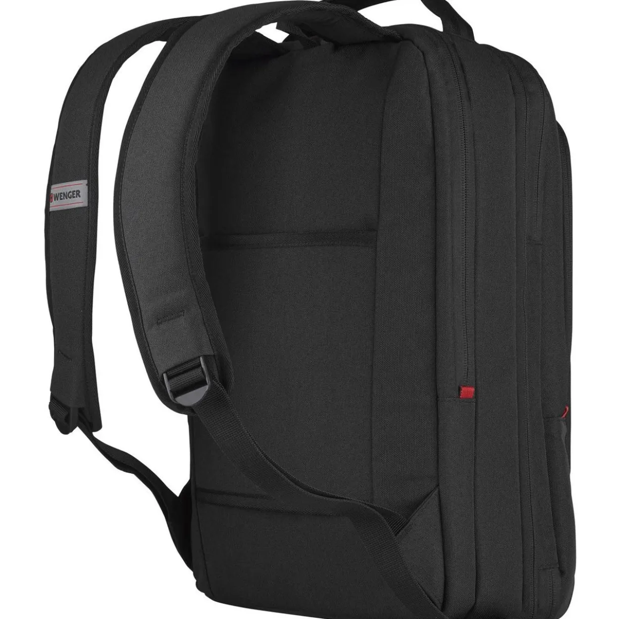 Wenger City Traveler, Carry-On 16 Laptop Backpack w/ 12 Tablet Pocket, Black