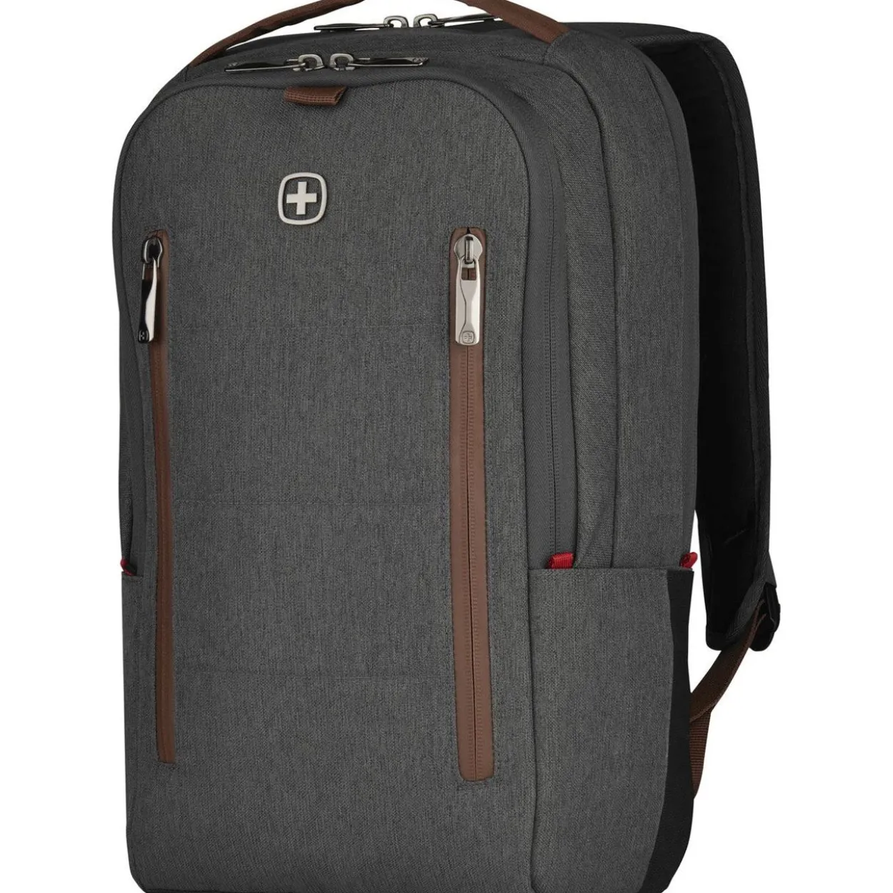 Wenger City Upgrade 16 Laptop Backpack w/ Cross Body Day Bag, grau