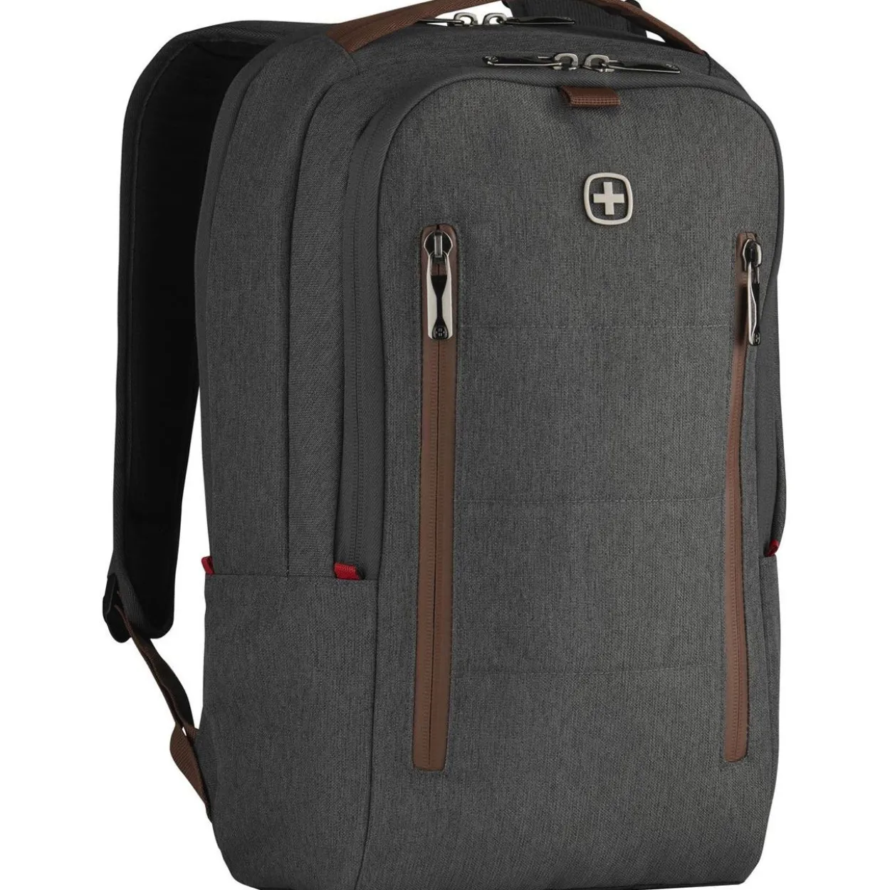 Wenger City Upgrade 16 Laptop Backpack w/ Cross Body Day Bag, grau