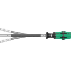 Wera 393 S Bits-Handhalter extra slim, mit flexiblem Schaft (schwarz/grün)