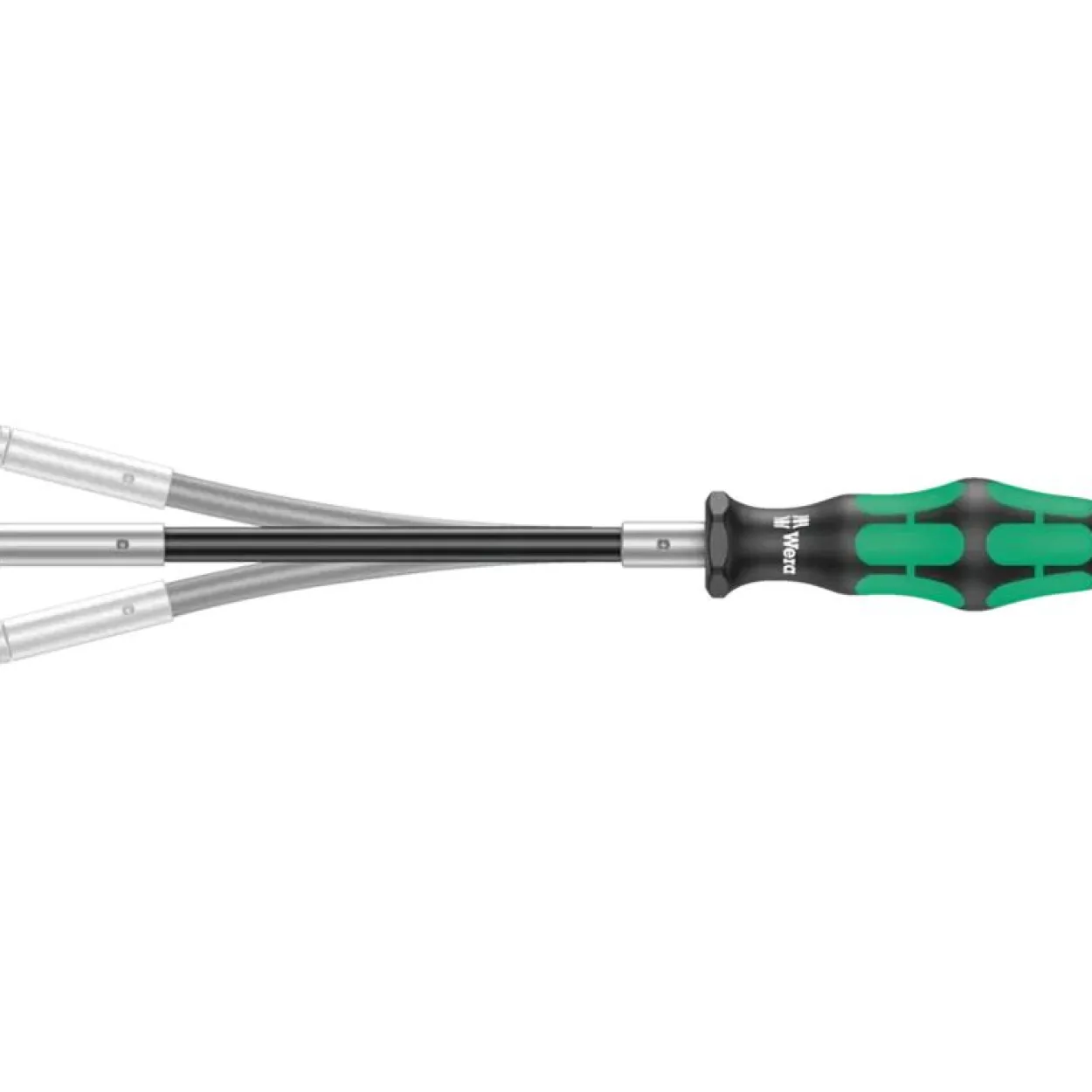 Wera 393 S Bits-Handhalter extra slim, mit flexiblem Schaft (schwarz/grün)