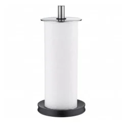 WMF Küchenrollenhalter Depot 3201000837 silber, schwarz Cromargan® Edelstahl 18/10