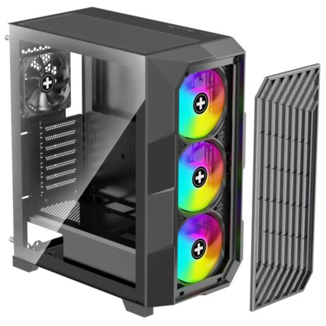 Xilence Xilent Breeze II Midi Tower ohne Netzteil schwarz