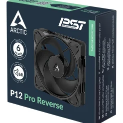 120x120x27mm Arctic P12 Pro Reverse PWM schwarz