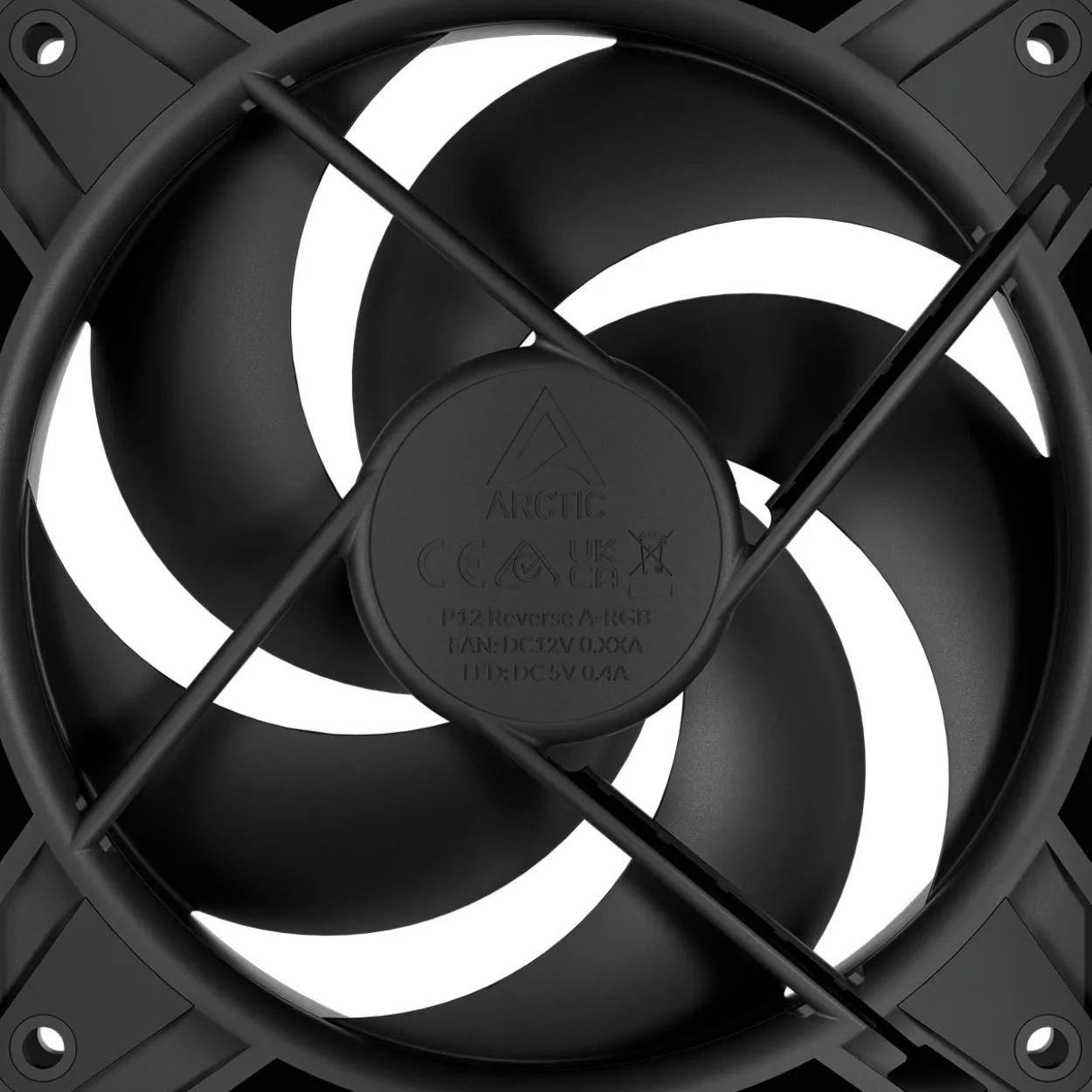 120x120x27mm Arctic P12 Pro Reverse PWM schwarz