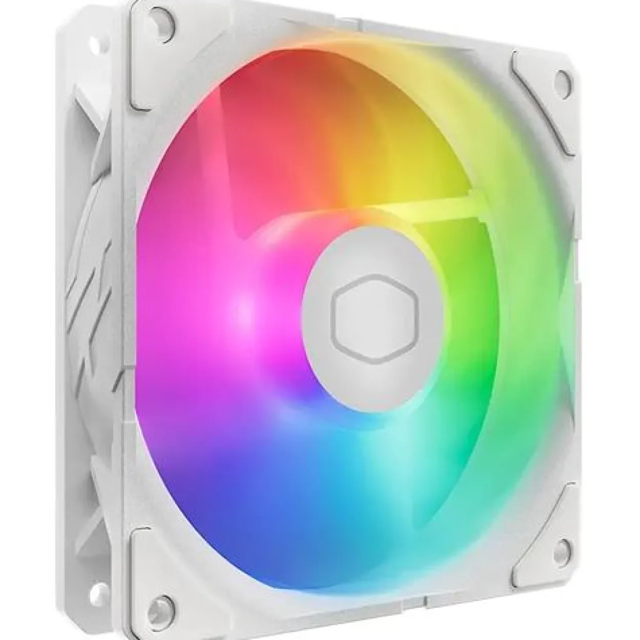 120x120x25mm Cooler Master SickleFlow Edge 120 ARGB White Edition weiß, mit A1 Mini LED Controller
