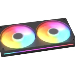 243,6x125x25mm Cougar Cougar Unity 240 ARGB schwarz 2x 120mm