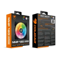 120x120x25mm Cougar MHP 120 ARGB, Schwarz