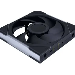 140x142x28mm Lian Li UNI FAN TL LCD Wireless Lüfter, ARGB, PWM - schwarz