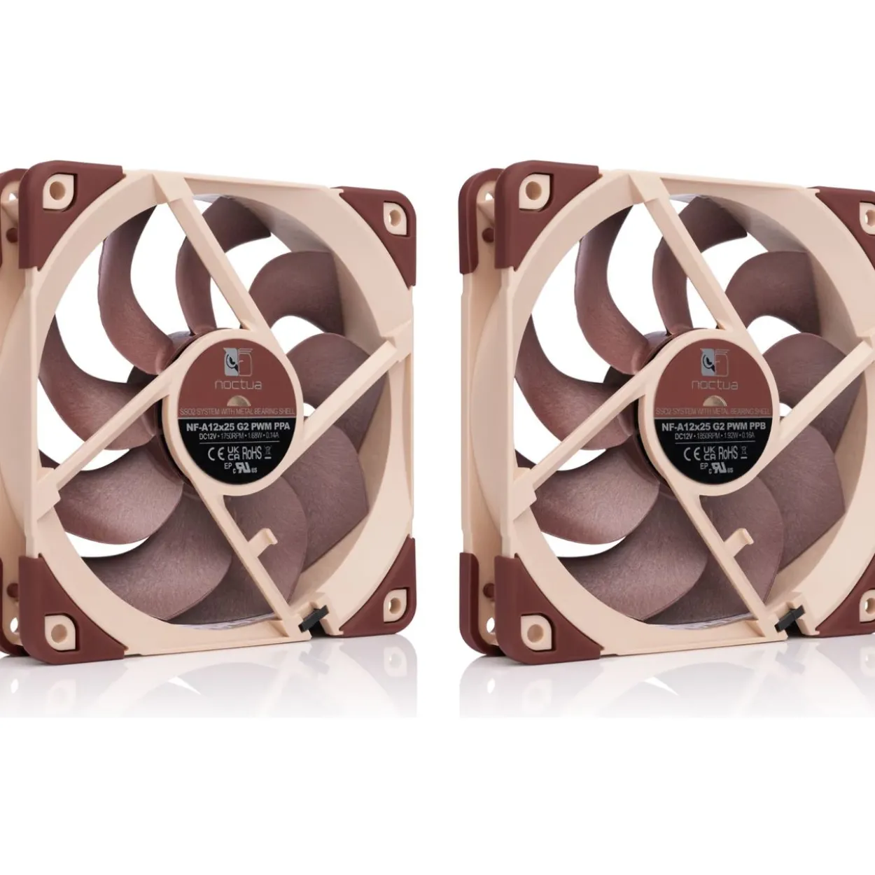 120x120x25mm Noctua NF-A12x25 G2 Sx2-PP PWM Lüfter