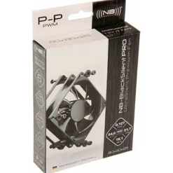 80x80x25mm Noiseblocker BlackSilent Pro Fan P-P