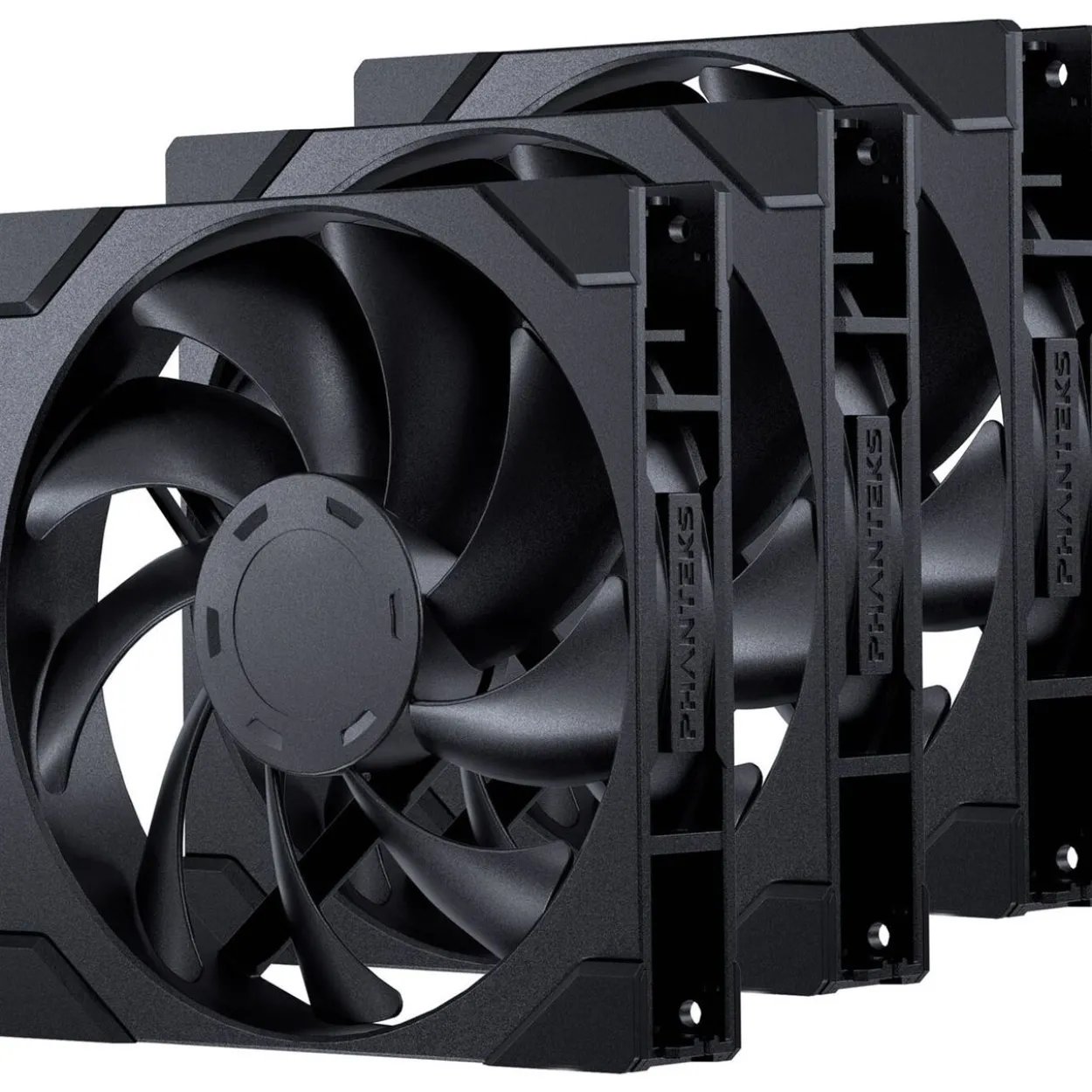140x140x25mm Phanteks M25 Gen2 PWM Lüfter, 3er-Pack - schwarz