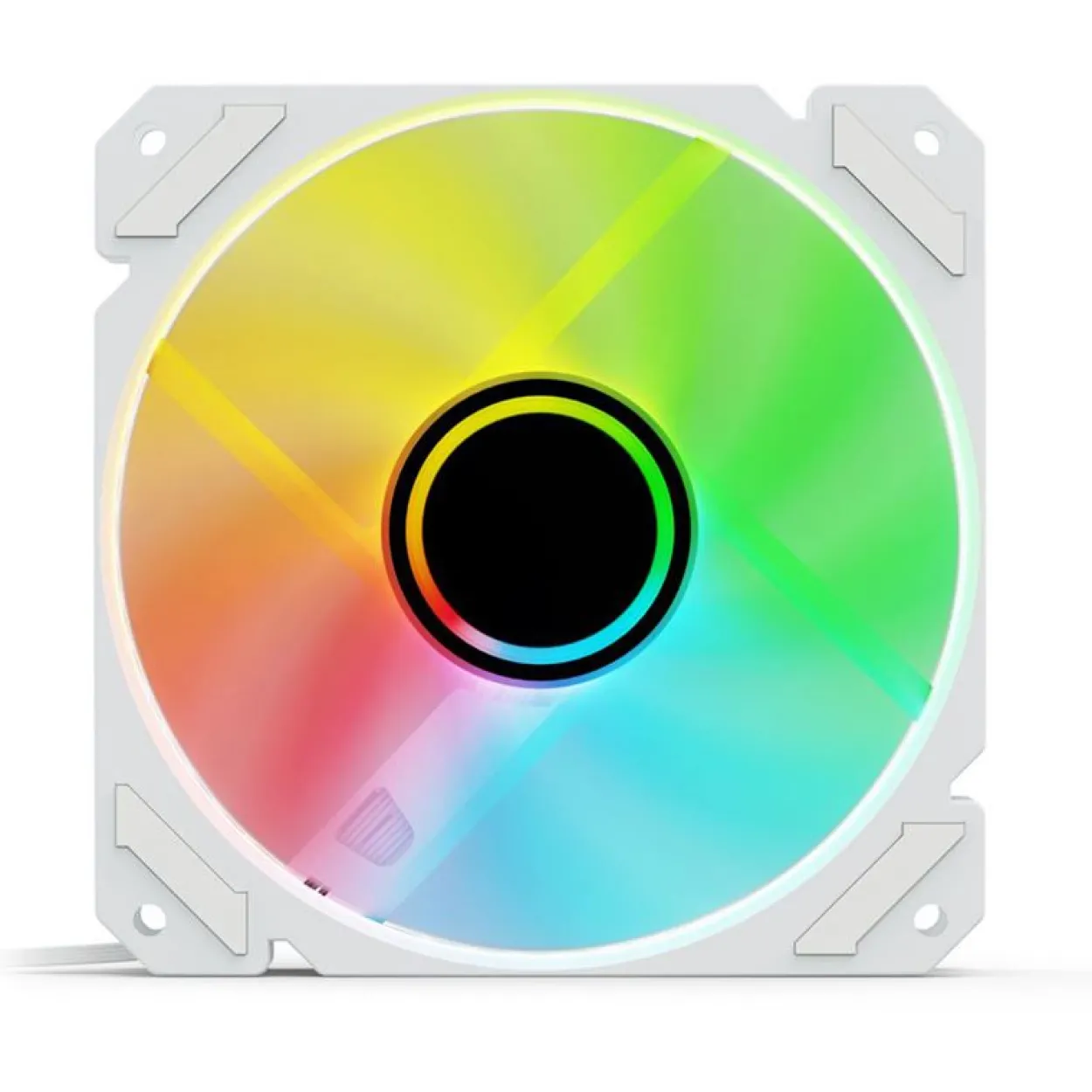 120x120x25mm Sharkoon SHARK Mirror RGB PWM REVERSE (weiß)