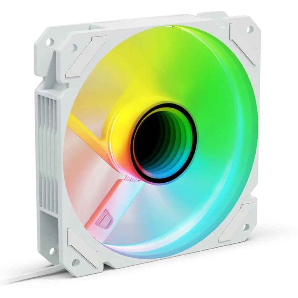 120x120x25mm Sharkoon SHARK Mirror RGB PWM REVERSE (weiß)