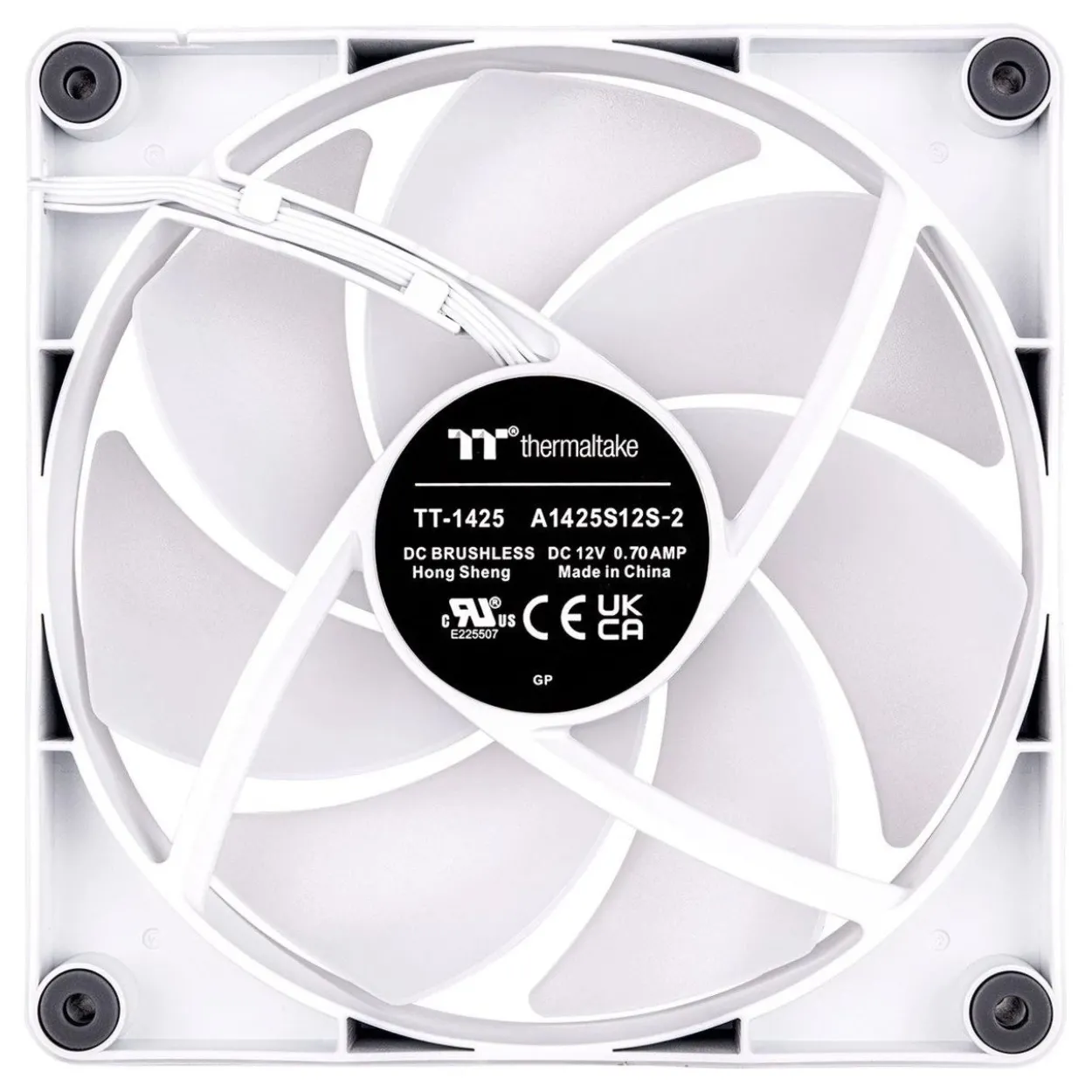 140x140x25mm Thermaltake CT140 ARGB Sync PC Cooling Fan White 2 Pack