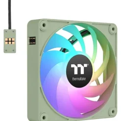 120x120x25mm Thermaltake CT120 EX ARGB Sync PC Cooling Fan Matcha Green 3 Fan Pack