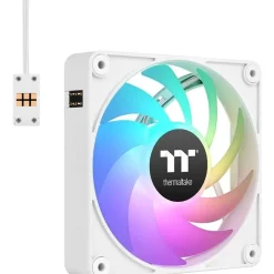 120x120x25mm Thermaltake CT120 EX ARGB Sync PC Cooling Fan White 3 Fan Pack