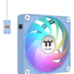 120x120x25mm Thermaltake CT120 EX ARGB Sync PC Cooling Fan Hydrangea Blue 3 Fan Pack
