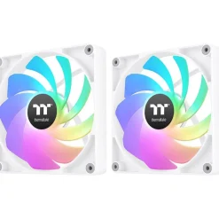 120x120x25mm Thermaltake CT120 Reverse ARGB Sync PC Cooling Fan White 2er-Pack