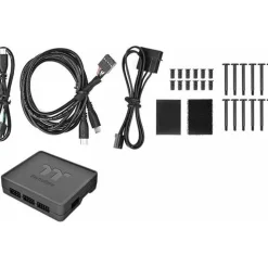 120x120x25mm Thermaltake Riing Quad 12 RGB 3 Pack White Edition (Fan + Controller)