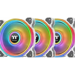 120x120x25mm Thermaltake Riing Quad 12 RGB 3 Pack White Edition (Fan + Controller)