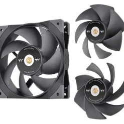 120x120x25mm Thermaltake SWAFAN GT12 PC Cooling Fan TT Premium Edition 1 Pack Black