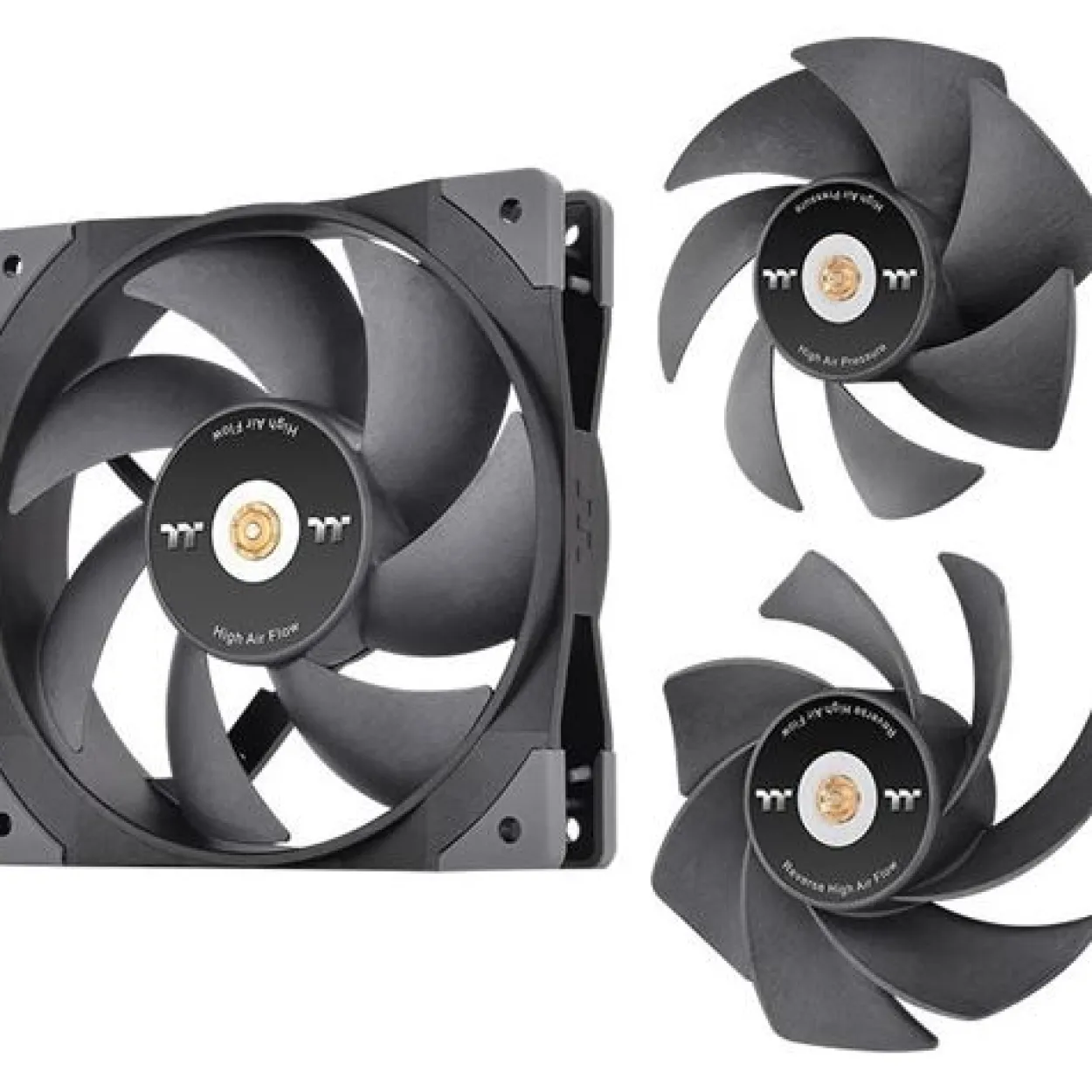 120x120x25mm Thermaltake SWAFAN GT12 PC Cooling Fan TT Premium Edition 1 Pack Black