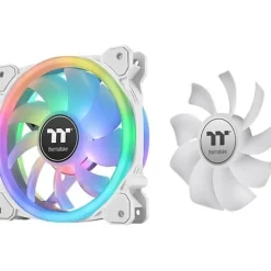 120x120x25mm Thermaltake SWAFAN 12 RGB Radiator Fan TT Premium Edition White 3 Pack