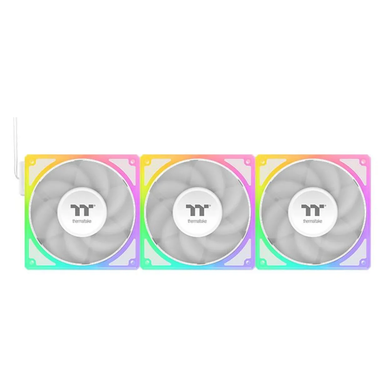 140x140x25mm Thermaltake Toughfan EX 140 ARGB Sync White 3Pack