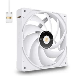 140x140x25mm Thermaltake Toughfan EX14 Pro PC Cooling Fan White - Swappable Edition 3 Pack