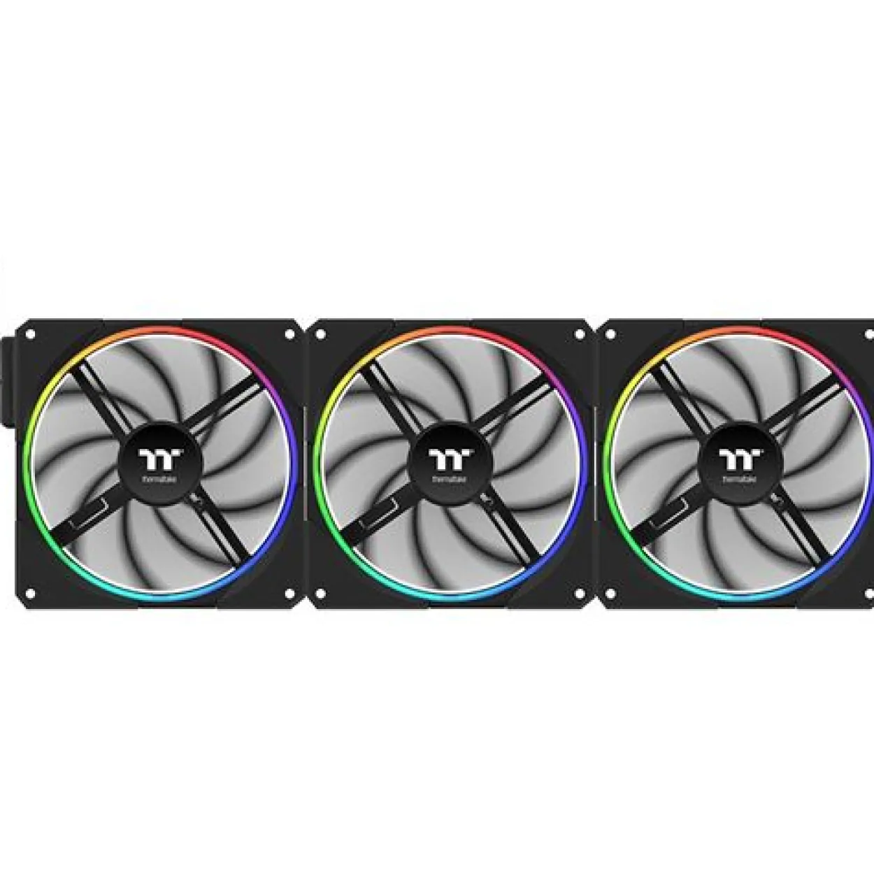 140x140x25mm Thermaltake TS140 EX RGB 3er-Pack Fan Balck