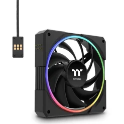 120x120x25mm Thermaltake TS120 EX RGB 3er-Pack Fan Balck