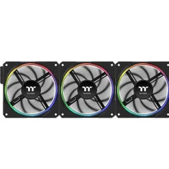 120x120x25mm Thermaltake TS120 EX RGB 3er-Pack Fan Balck