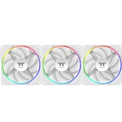 120x120x25mm Thermaltake TS120 EX RGB White 3er-Pack Fan White