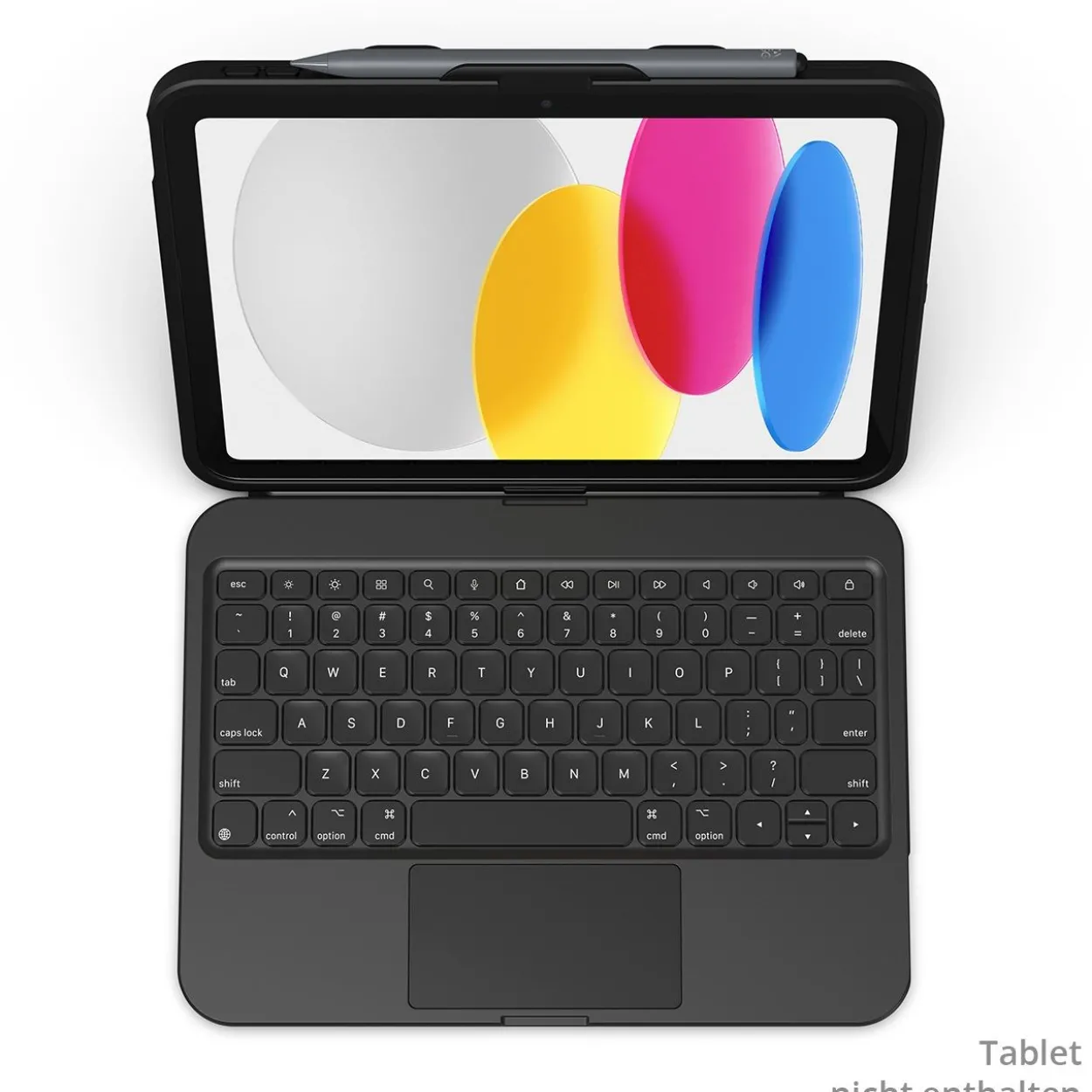 ZAGG TOUGH KEYS-APPLE-IPAD 10TH GEN/A16-BLACK-GERMAN (B2B B