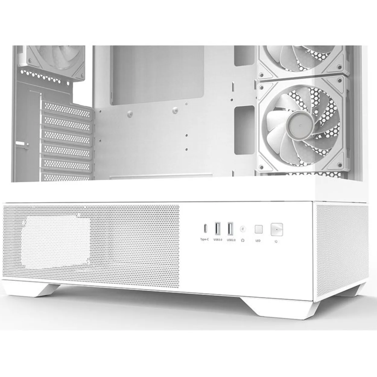 Zalman Chronix Midi Tower ohne Netzteil weiss