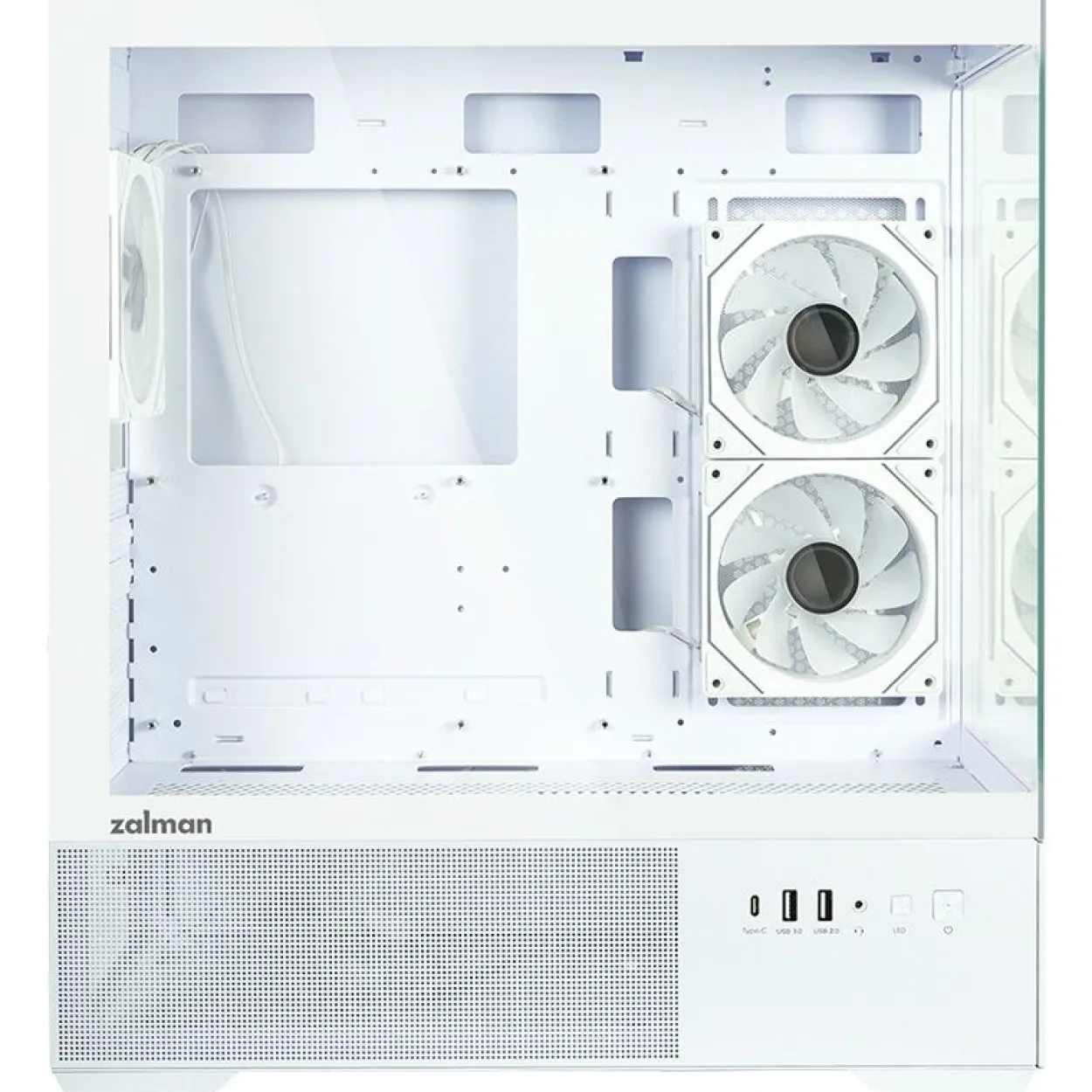 Zalman Chronix Midi Tower ohne Netzteil weiss