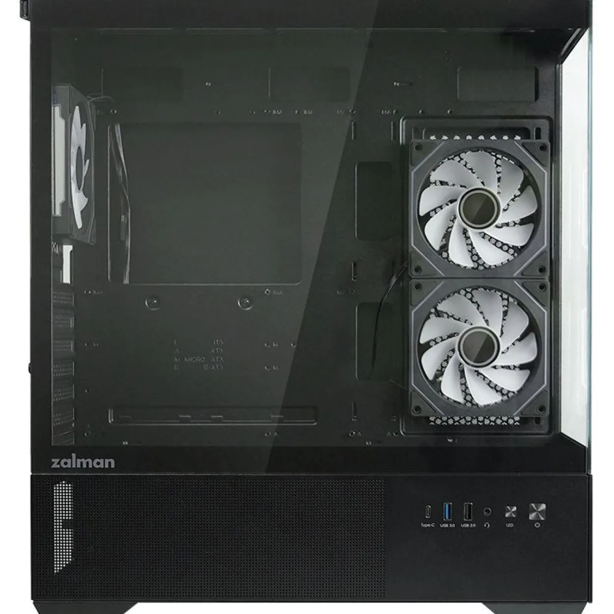 Zalman Chronix Midi Tower ohne Netzteil schwarz