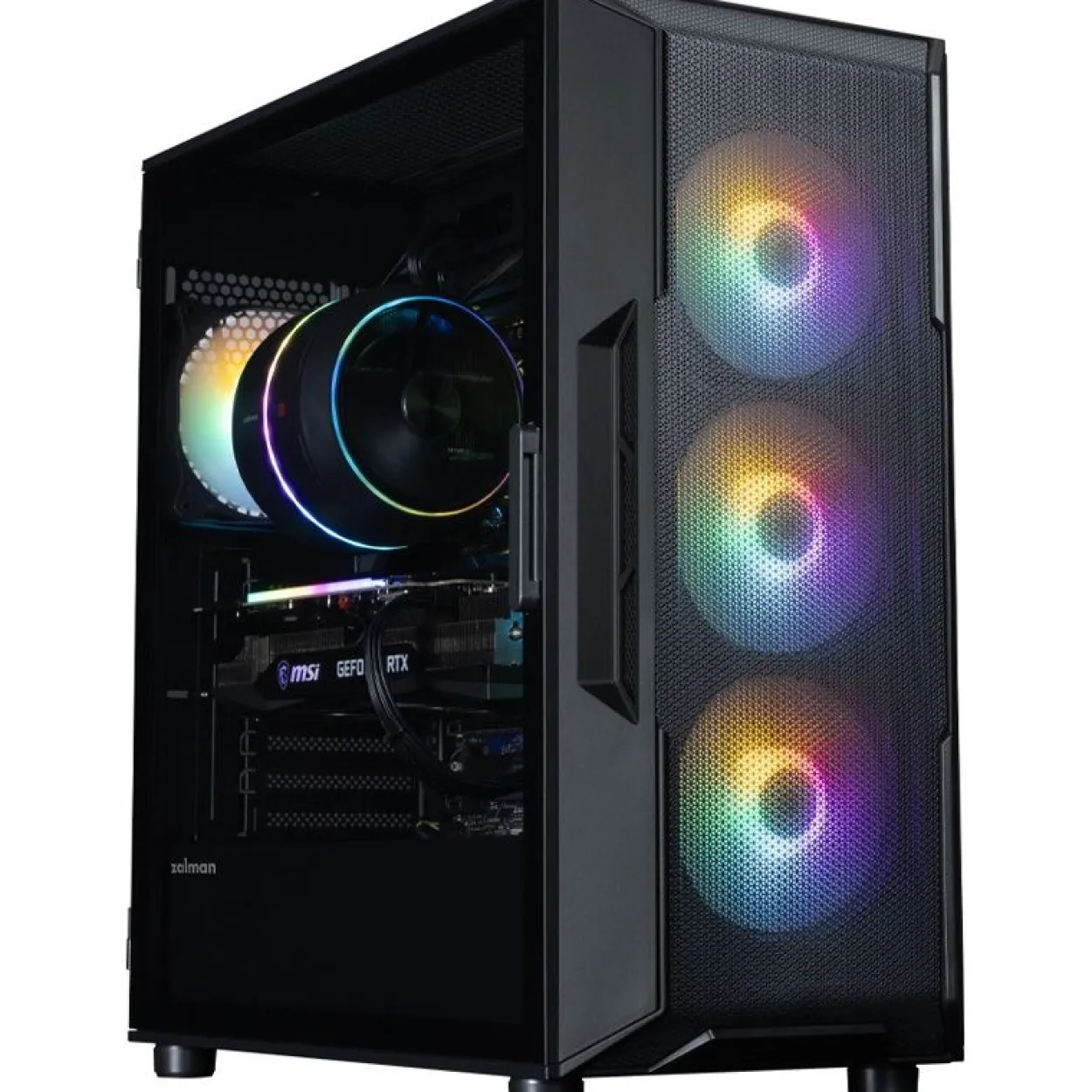 Zalman i3 NEO V2 Midi Tower ohne Netzteil schwarz