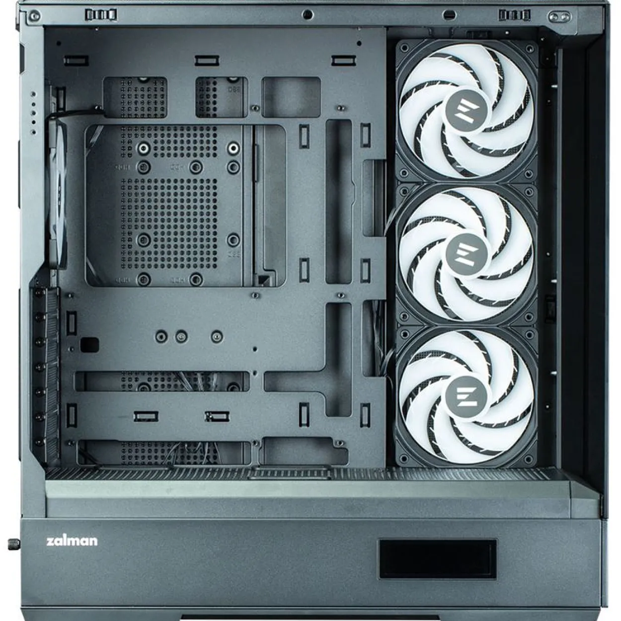 Zalman P50 DS Midi Tower ohne Netzteil schwarz