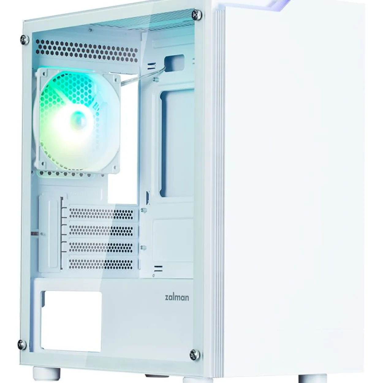 Zalman T4 Plus Mini Tower ohne Netzteil weiss